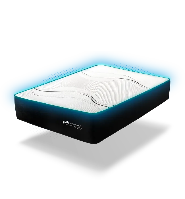 Colchón DF-Smart con iluminación celeste